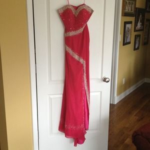 **MORE Pics of Hot Pink formal dress**