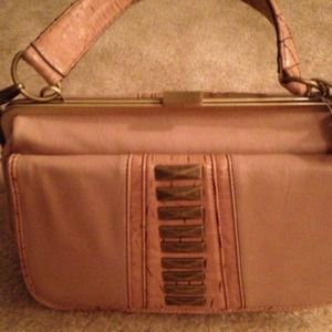 Jessica Simpson clutch (nude)