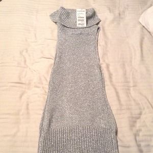 Bebe long mock neck sweater.