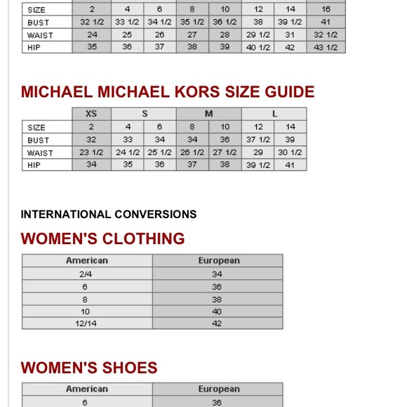 Michael Kors Petite Size Chart Greenbushfarm Michael Kors Petite Size Chart Greenbushfarm