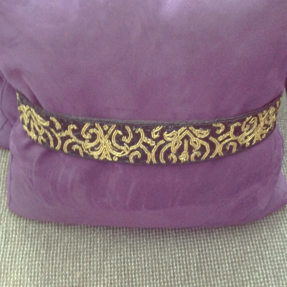 Black & gold beaded belt
