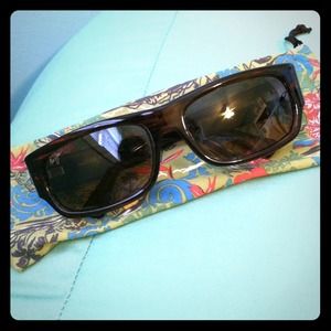 Authentic Maui Jim Lava Flow Sunglasses