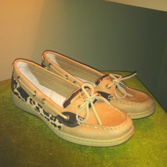 Leopard Sperry Topsiders