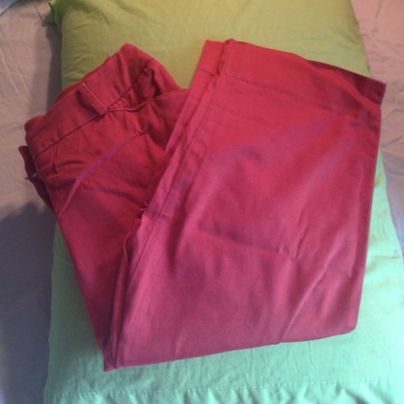 Burnt orange Capri pants