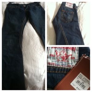 True religion bobby super t jeans size 27 28. Nwt