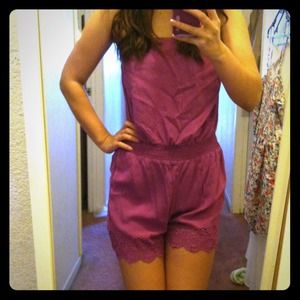 Fuschia romper