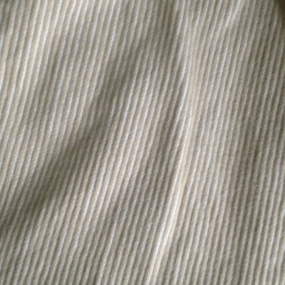 Tan and white pinstriped capris - Picture 2 of 2