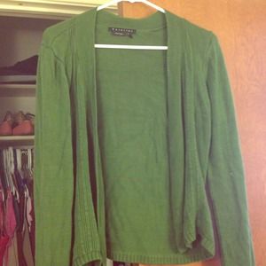 Green cardigan