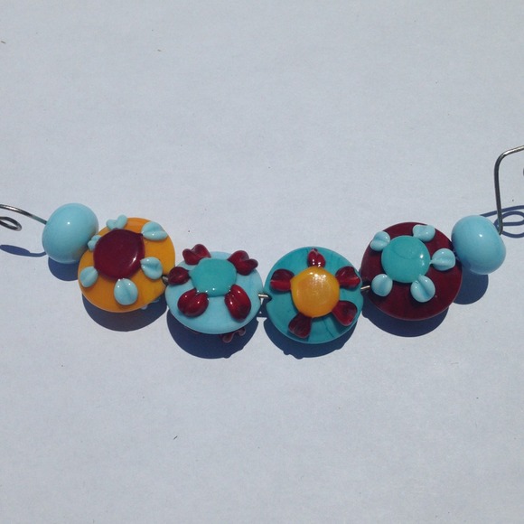 Lampwork Glass Beads Handmade by:Melkysweet
