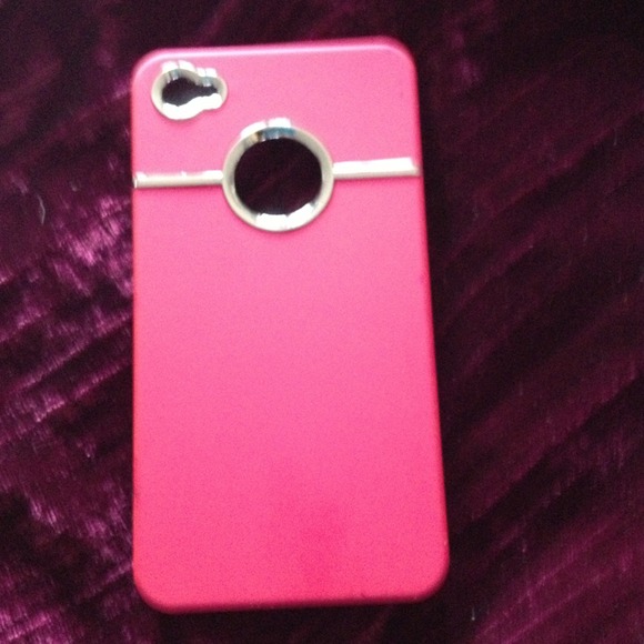 iPhone 4/4s rubberized pink phone case