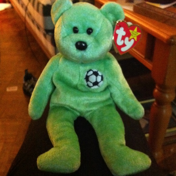 Soccer beanie baby