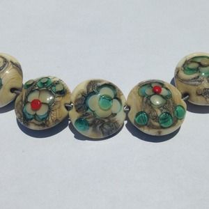 Lampwork Glass Beads Handmade by: Melkysweet.