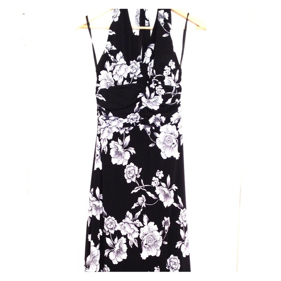 White House Black Market Floor Length Dress