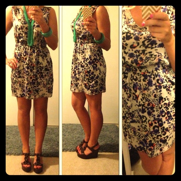 Bundle**Animal Print Dress &American Eagle Tank