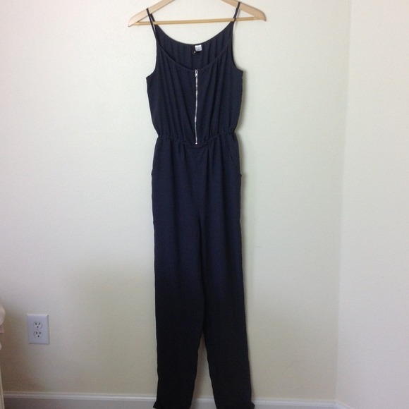 Navy Blue Jumpsuit Romper