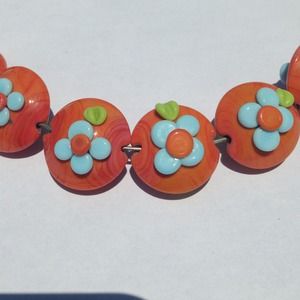 Lampwork Glass Beads Handmade by: Melkysweet