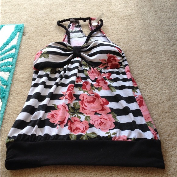Floral tank top
