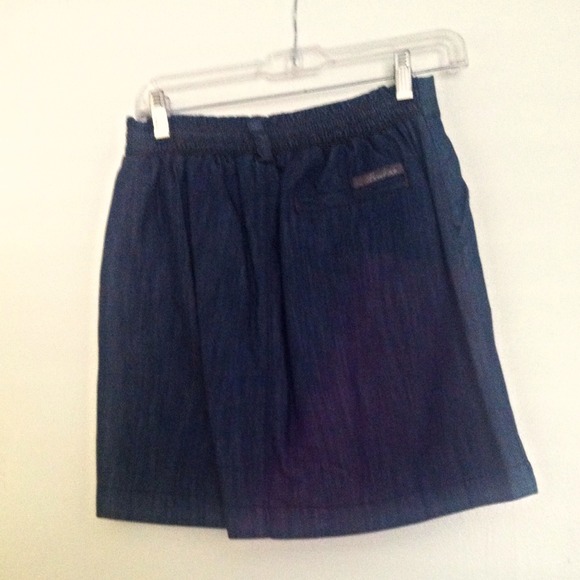 High-waisted Denim Skirt - Picture 2 of 2