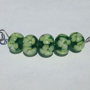 Lampwork Glass Beads Handmade by: Melkysweet