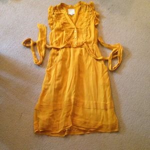 Ochre Odille lined dress - anthro - size 2