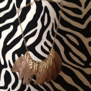 Feather necklace