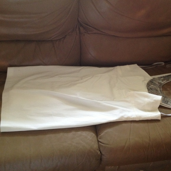 NWOT: Boston Proper White Dress size Med - Picture 2 of 11