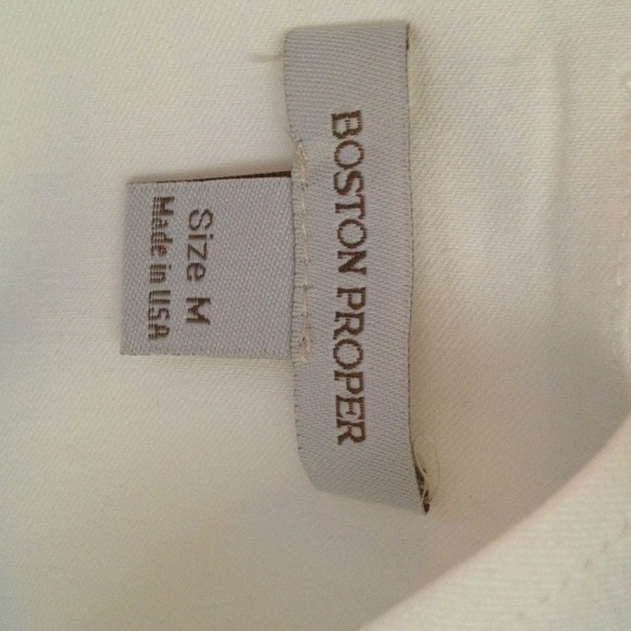 NWOT: Boston Proper White Dress size Med - Picture 4 of 11