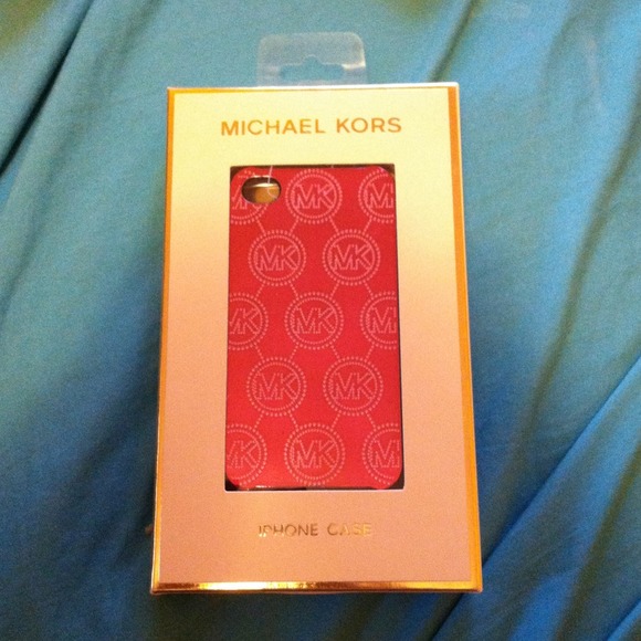 Michael Kors hot pink iPhone 4/4s case NWT