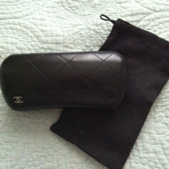 Authentic Chanel eyewear case