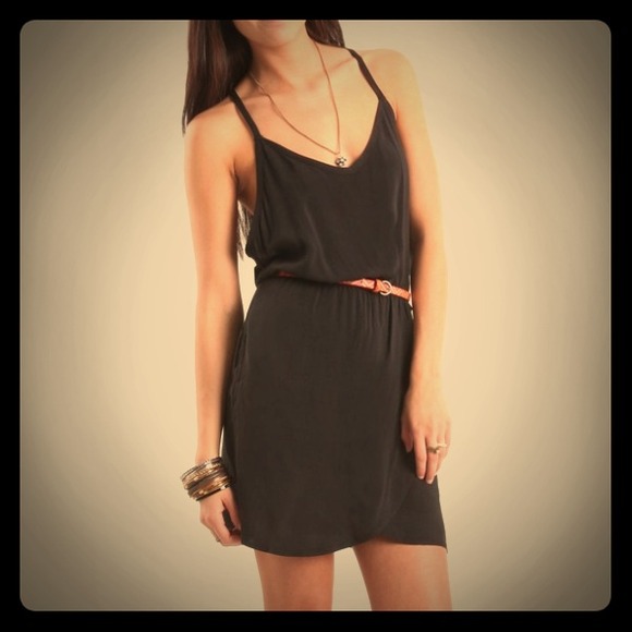 Kirra Cutout Tulip Hem Dress NWOT