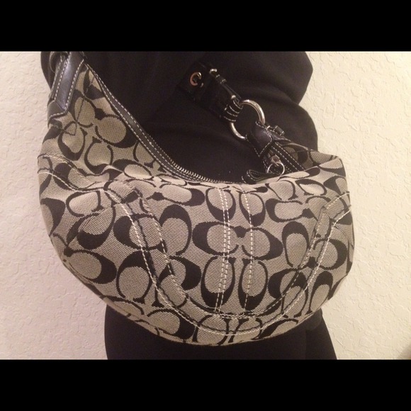 SOLD-Authentic Coach Soho Small Hobo Handbag