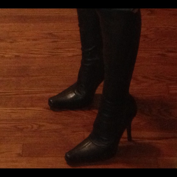 Chinese Laundry black knee high boots size 6.5