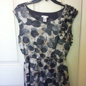 Shades of Gray printed cocktail dress
