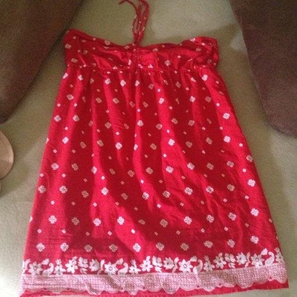 Red dress/ bathing suit cover up