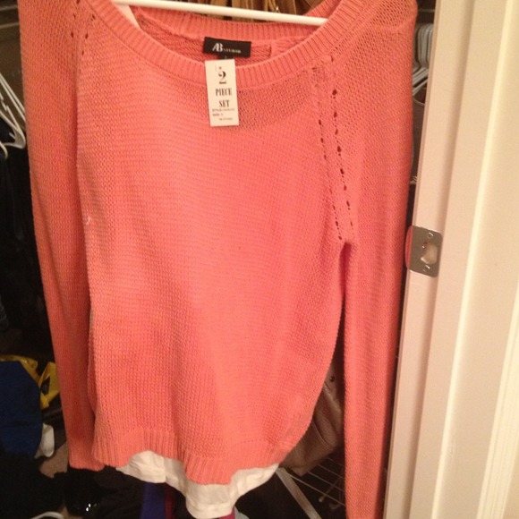 Cute coral sweater