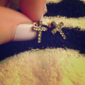 Cross earrings