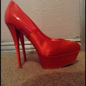 Sexy red Bebe heels