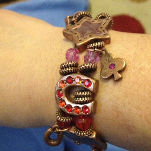 Bronze elastic bracelete