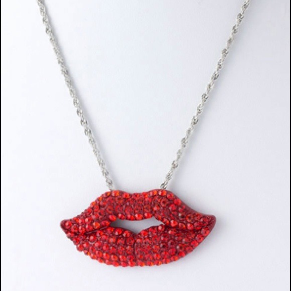 Jewelry Lips Bling Bling Necklace Poshmark