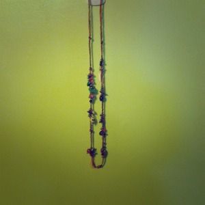 Fun long necklace!😃😘❤💜