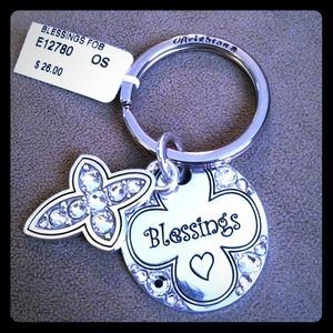 Brighton blessings key fob keychain
