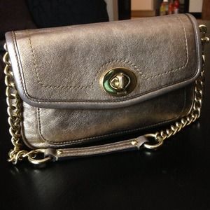 Coach metallic bag!💝