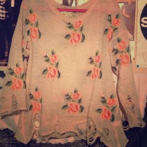 Wildfox Prairie Rose Lennon Sweater! *Reduced*
