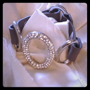 ✨BNWT✨ Gray Faux Leather Bracelet