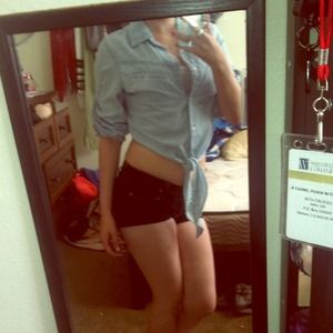 Jean lookalike crop top