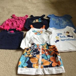Gymboree Girls 2T Summer Shirt Lot