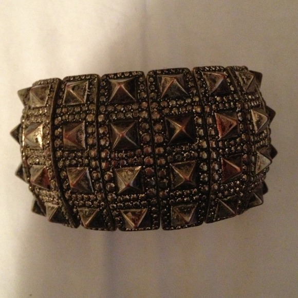 Brass studded bracelet