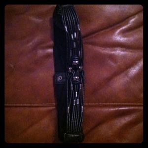 ⏬REDUCED⏬Black ALDO stretch waist belt. Worn once