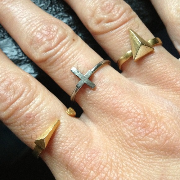 Tribal-Cross Trend Rings from Urban Outfitters - Picture 2 of 3
