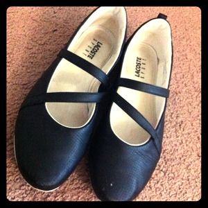 👌VERY NICE LIKE NEW LACOSTE FLATS!!!